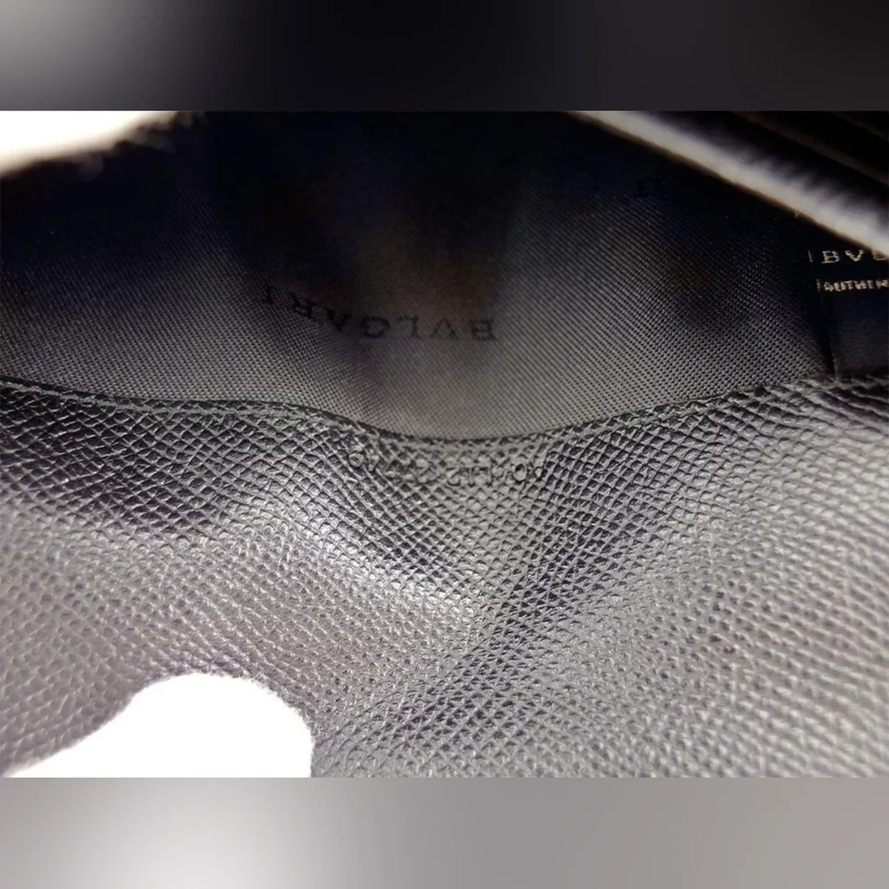 BVLGARI Classico Leather Long Wallet - Pristine Preloved Condition